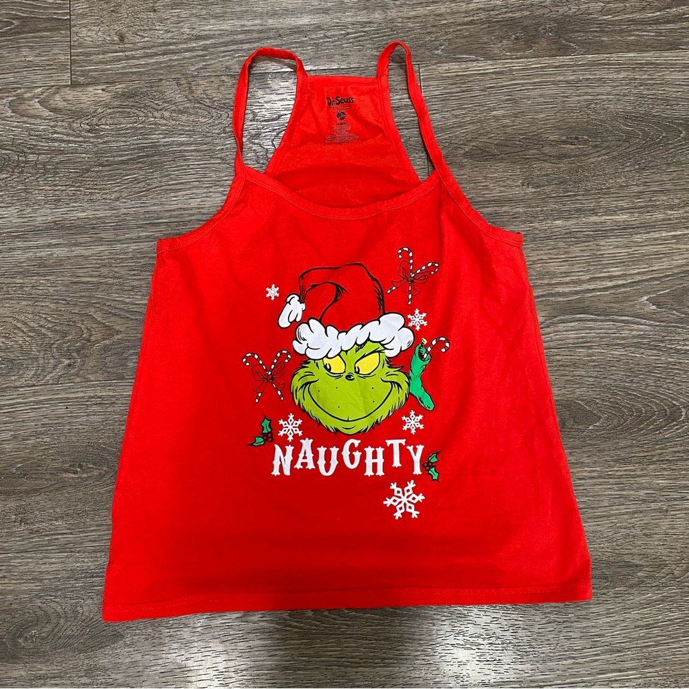NWOT DR SEUSS Naughty Grinch Tank